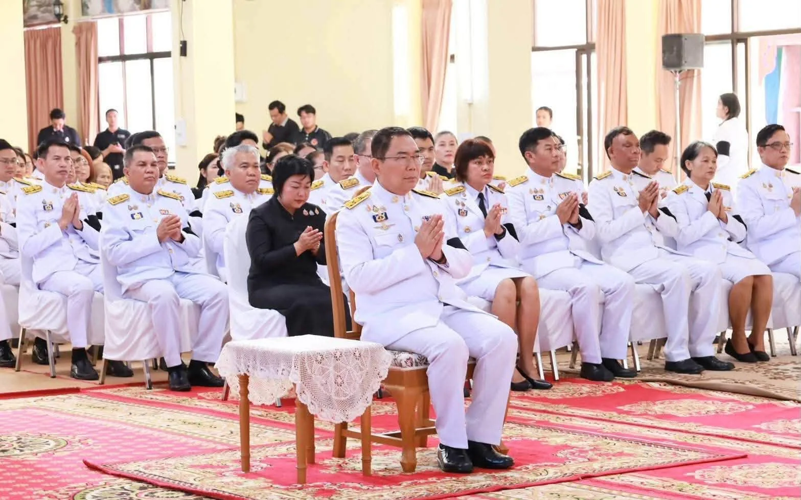 ✨สทกจ.ชัยภูมิ ร่วมพิธีบำเพ็ญกุศลอุทิศถวายและพิธีถวายดอกไม้จันทน์ภาคประชาชนตัวแทน เพื่อน้อมรำลึกในพระมหากรุณาธิคุณ สมเด็จพระนางเจ้าสิริกิติ์ พระบรมราชินีนาถ